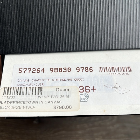 Gucci Princetown mules in canvas - Picture 11 of 12